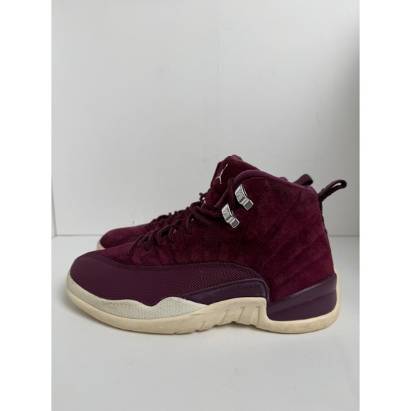 Air Jordan 12 Retro Bordeaux Burgundy Suede Mens Size 8 Shoes 130690-617 main image 6